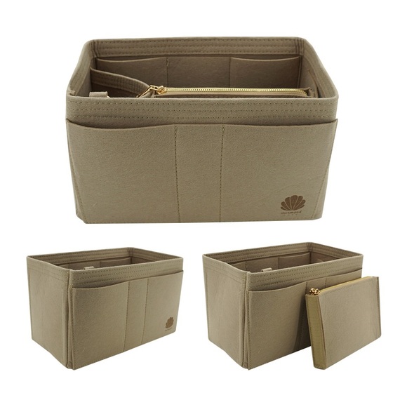 BAG PURSE INSERT ORGANIZER - CREAM - Picture 2 of 8